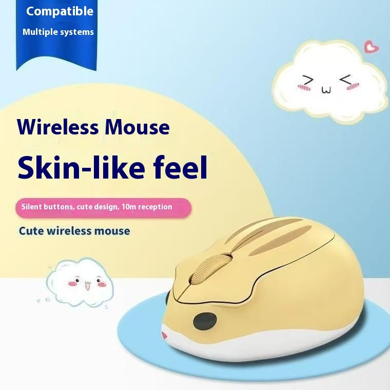Hamster Wireless Universal Mute Mouse